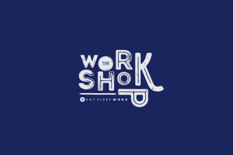 The Workshop logo white